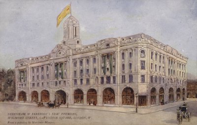 Debenham og Freebody New Premises, Wigmore Street, Cavendish Square, London, West af Mortimer Ludington Menpes